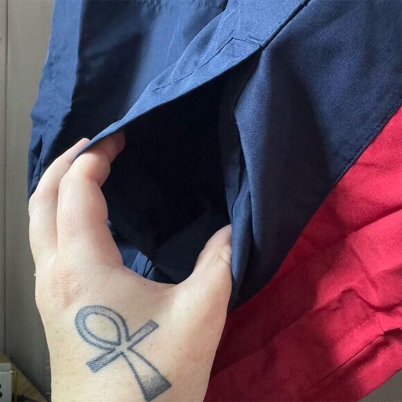 Cooperstown Dreams Park Men's Blue Pullover Windbreaker Jacket Size Large - Picture 4 of 8